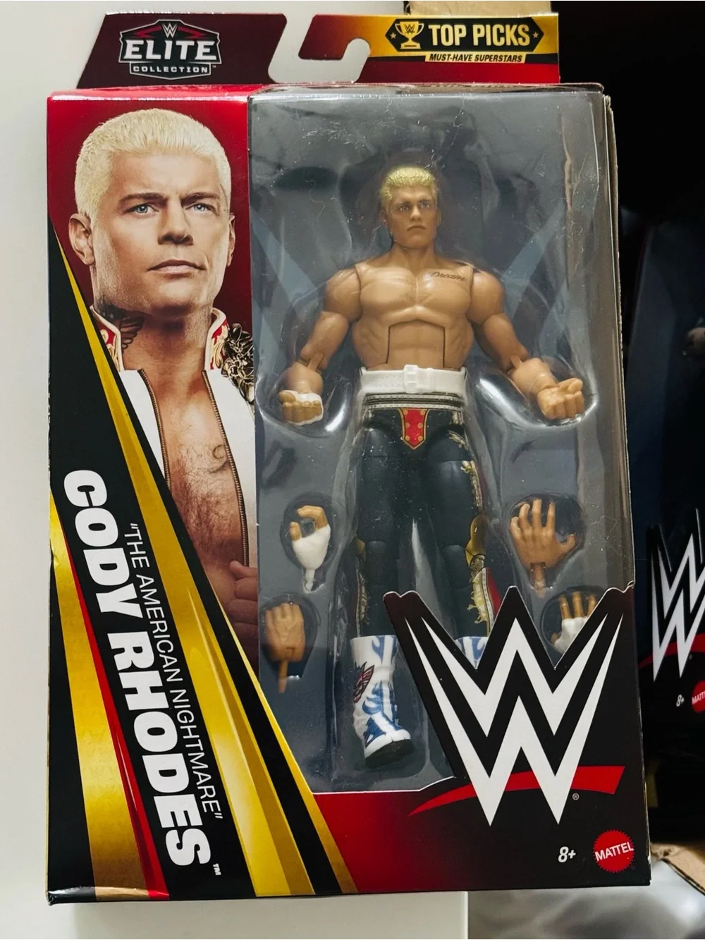 WWE Cody Rhodes Action Figure Series #125, NEW IN BOX MATTEL WWE